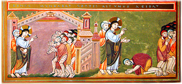 Ilustración del Codex Aureus (1030-1050)